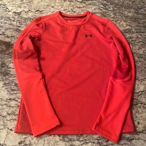 Boys underarmor “cold gear” size YXL orange
